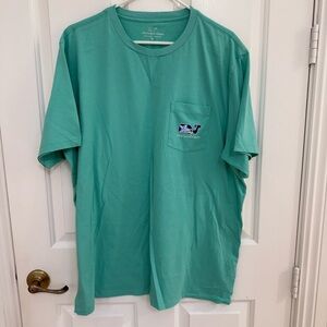Vineyard Vines Men's Teal Short Sleeve Tee